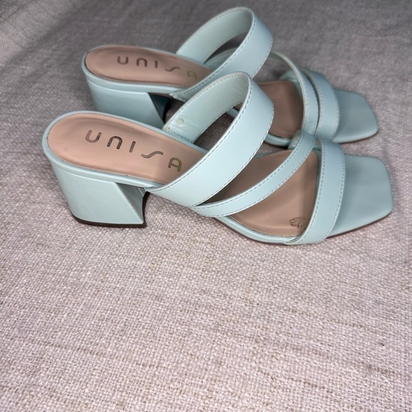 Unisa Miriam Square Toe Slide Sandals light green 8.5 M​ - Picture 14 of 14